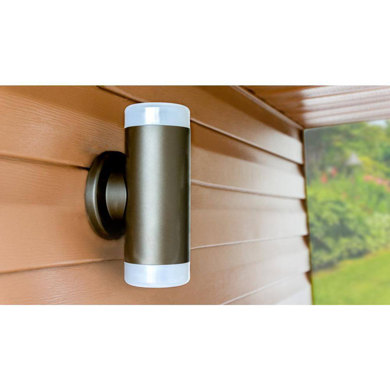 Applique murale à bras DEL intégrée bronze 20 W, 3000 K, 1400 lumens, H 9 po x l 3 po x P 5 po, Bronze, 3000 K