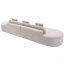 Canapé combiné moderne incurvé, canapé en tissu éponge, canapé minimaliste dans le salon, appartement, aucun assemblage requis, trois coussins-1848113099