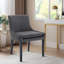 Chaise d'appoint rembourrée en velours côtelé Demarrion-1828228483