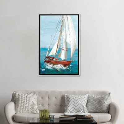 "Simple Sail II" par Allison Pearce, reproduction d’art