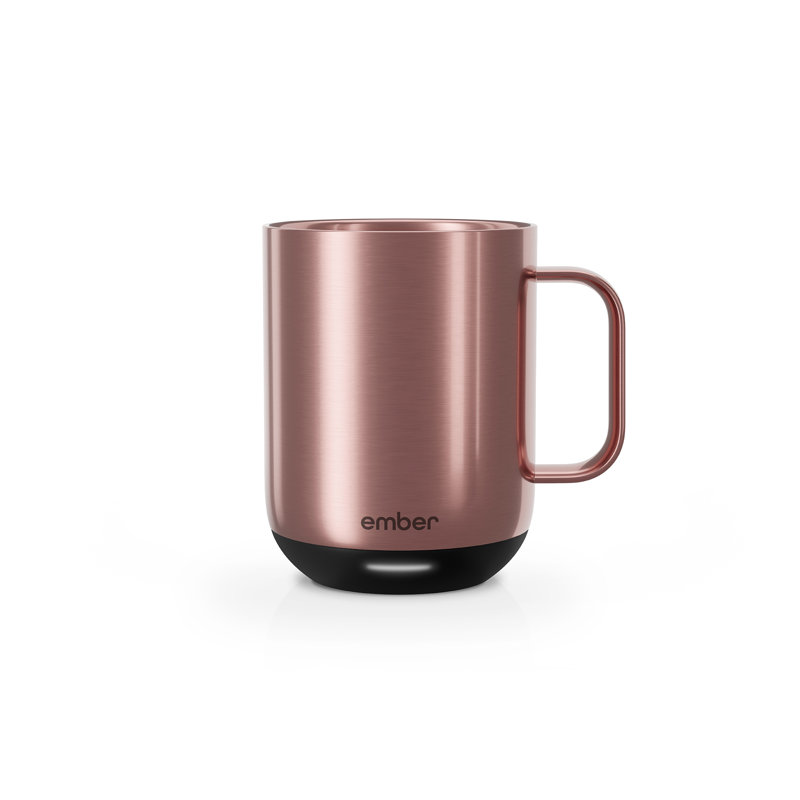 Ember Mug 2, Temperature Control Smart Mug, Rose Gold, 10 Oz