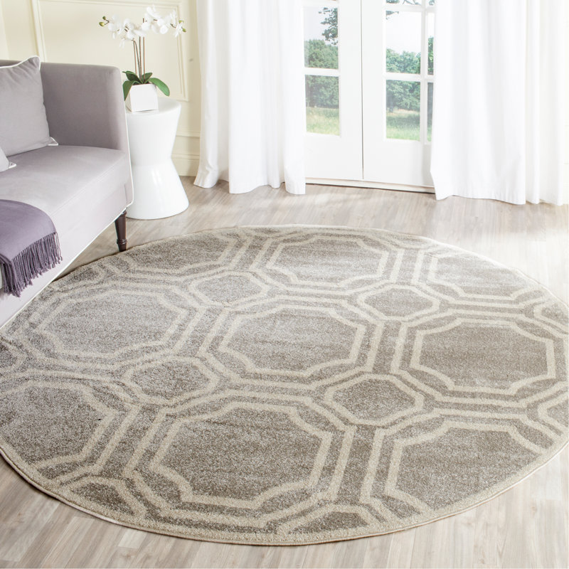 Amherst Performance Geometric Rug, Round 5'