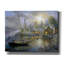  «Harbor Town» par Nicky Boehme, art mural sur toile, 34 po x 26 po
