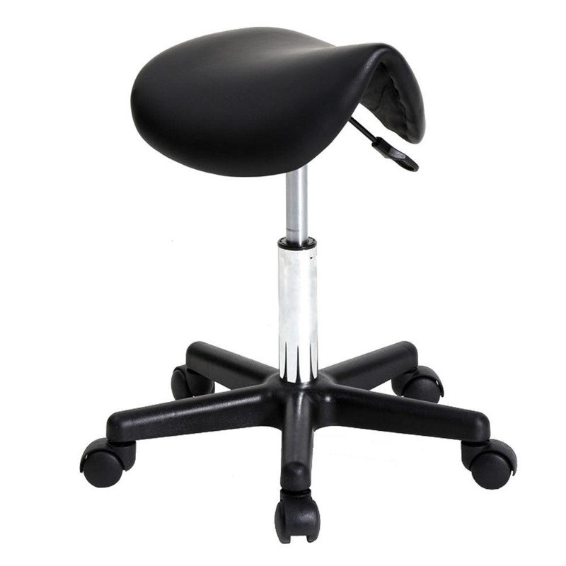 Wyano Adjustable Height Ergonomic Industrial Stool Wheels