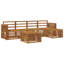 257cm Wide Patio Sectional Set