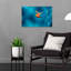 Red Ant Orange Flower Vibrant Abstract Contemporary Ant Flower Nature Wall Art Print by Mustafa Ozturk - Print-939202206