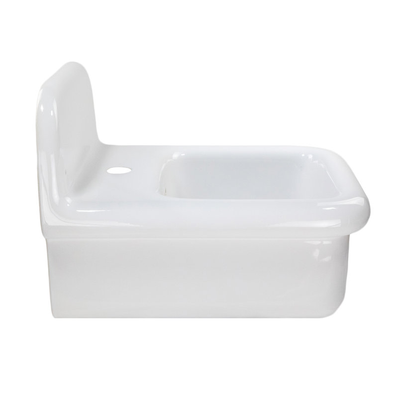 Victorian 17.91'' L Bathroom Sink, White