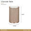 West Kensington Chairside Table - Sea Salt Caramel-132739145