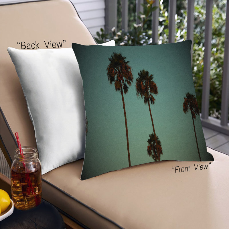 Coussin Plants Palm Tree 33, Microsuède