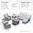 Tommy Wicker 5 - Person Patio Conversation Set with Cushions-15778102