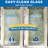 34"x 72" H Semi-Frameless Pivot Shower Door with  1/4 inch(6mm) Clear Tempered Glass And Handle,Brushed Gold-124870129