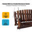 Balancelle en bois pour patio extérieur-127991324
