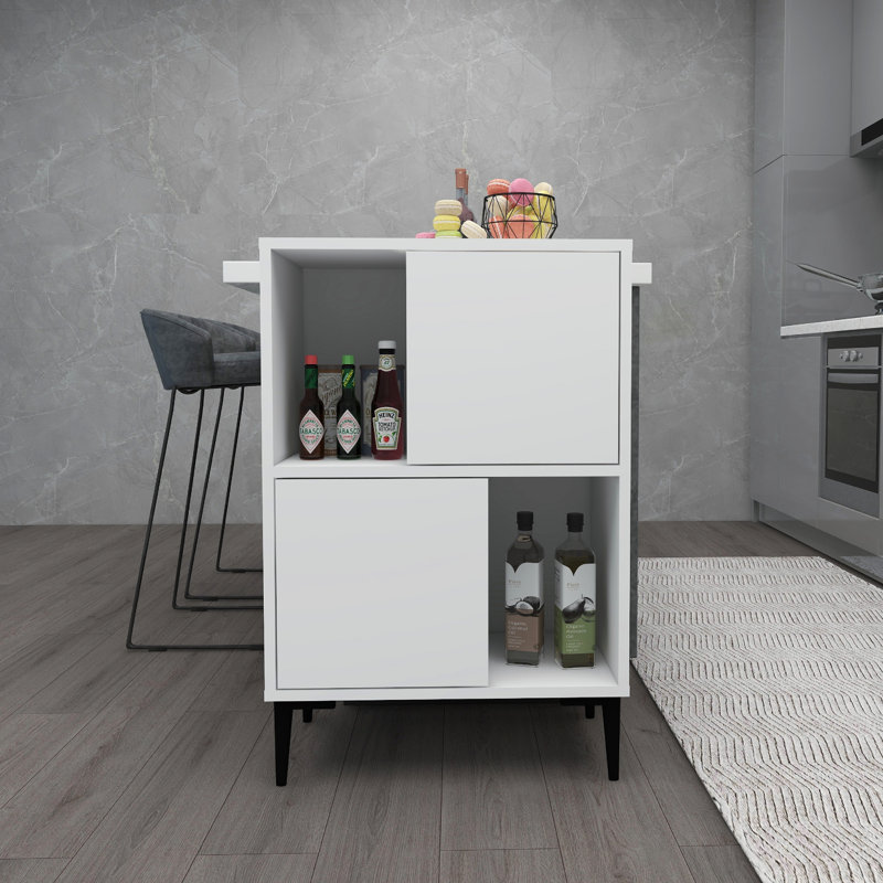 Teebar Display Cabinet, White