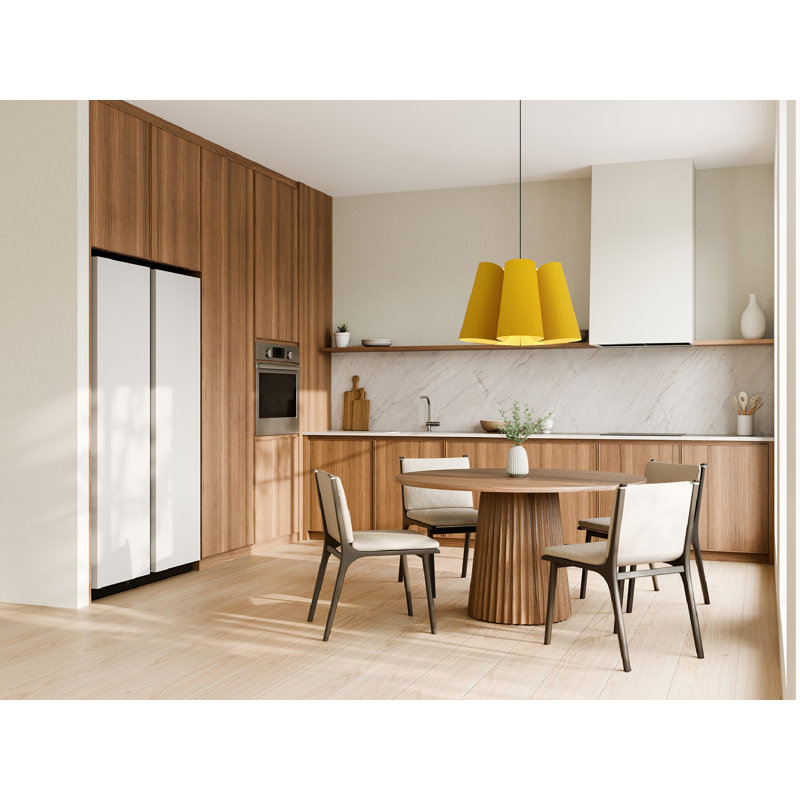 Luminaire suspendu simple 1 lumière Julieta, Jaune