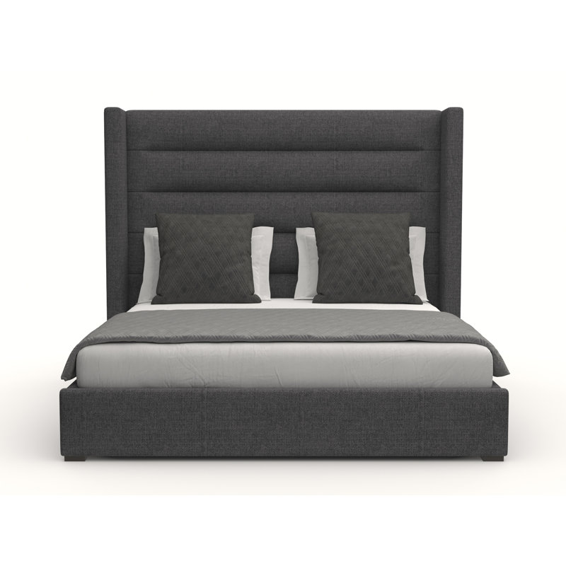 Lit tapissier standard Esparto, Revolution® gris anthracite, Très grand (moyen)