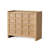 Varnum 40" 2-Door Modern Oak Cabinet with Geometric Front and Adjustable Shelves-117528525