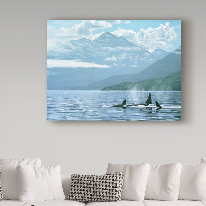 «Inside Passage» par Etelca, impression sur toile tendue, H 24 po x l 32 po x P 2 po