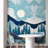 Abstract Mountains Peel & Stick Abstract Border-93867632