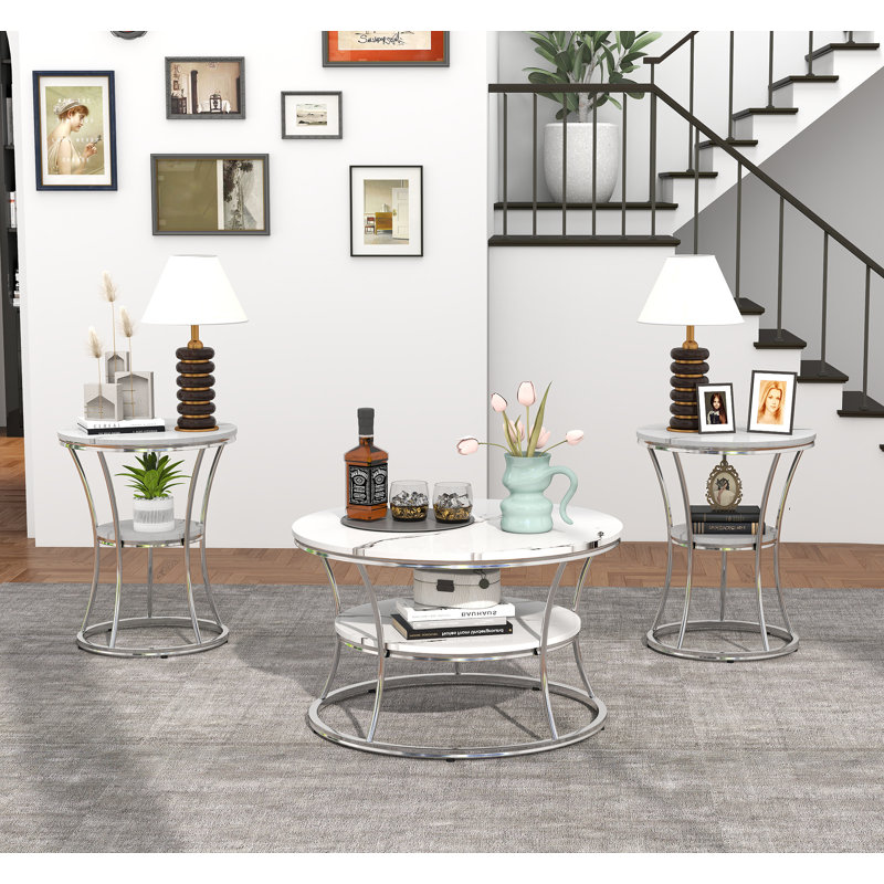 3 - Piece Living Room Table Set