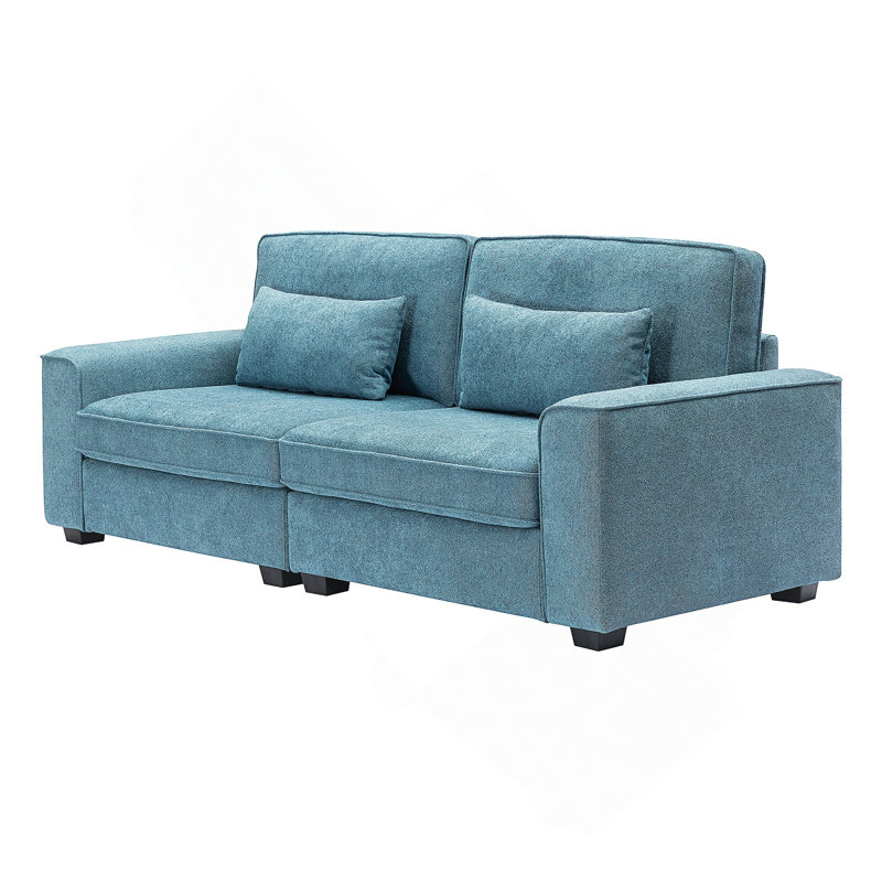 Canapé élégant et élégant avec coussins moelleux et design polyvalent, parfait pour les espaces de vie modernes et confortables.