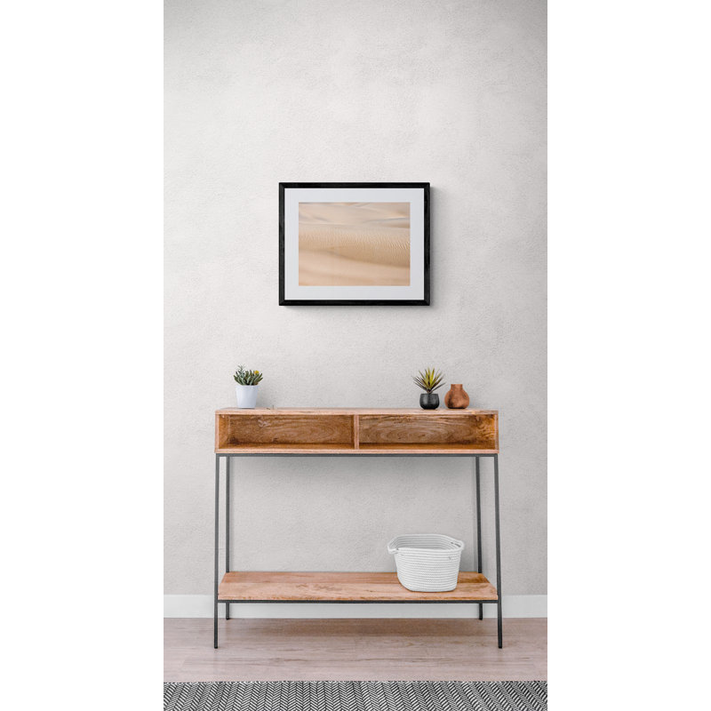 Death Valley Dune Abstract #2 Print by Bruce Heinemann, Black Framed Paper, 17.2" H x 21.2" W