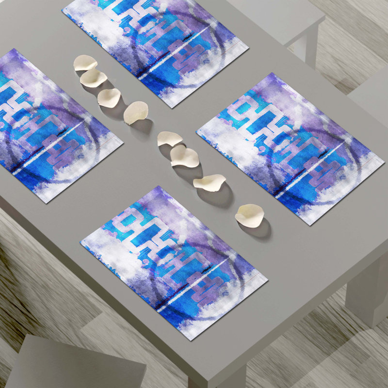 Napperon abstrait en polyester