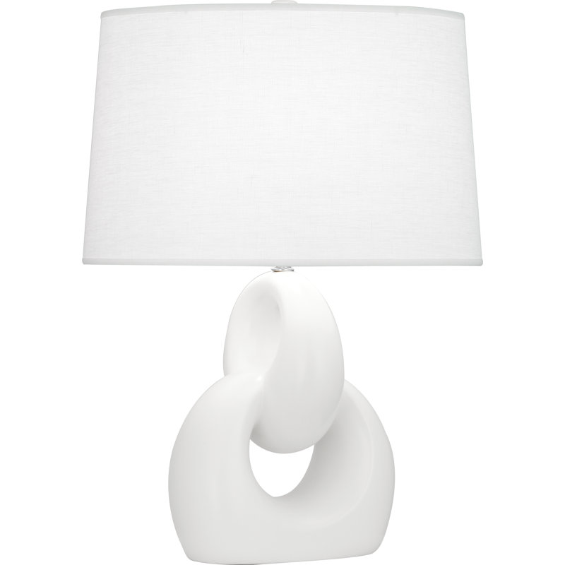 Fusion Table Lamp, Lily, 27" H x 11.25" W x 11.25" D