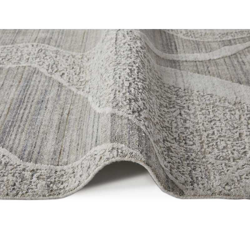 Dune Abstract Viscose Area Rug, Rectangle 170 x 240cm