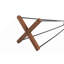 Biddeford 12 - Hook Freestanding Coat Rack in Natural Brown/Black