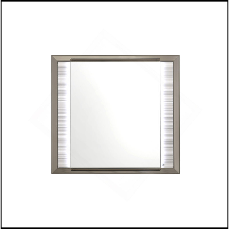Étoile blanche avec miroir