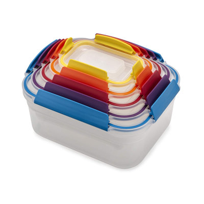 CONTENANTS D'ALIMENTS AVEC COUVERCLES DE VERROUILLAGE NEST