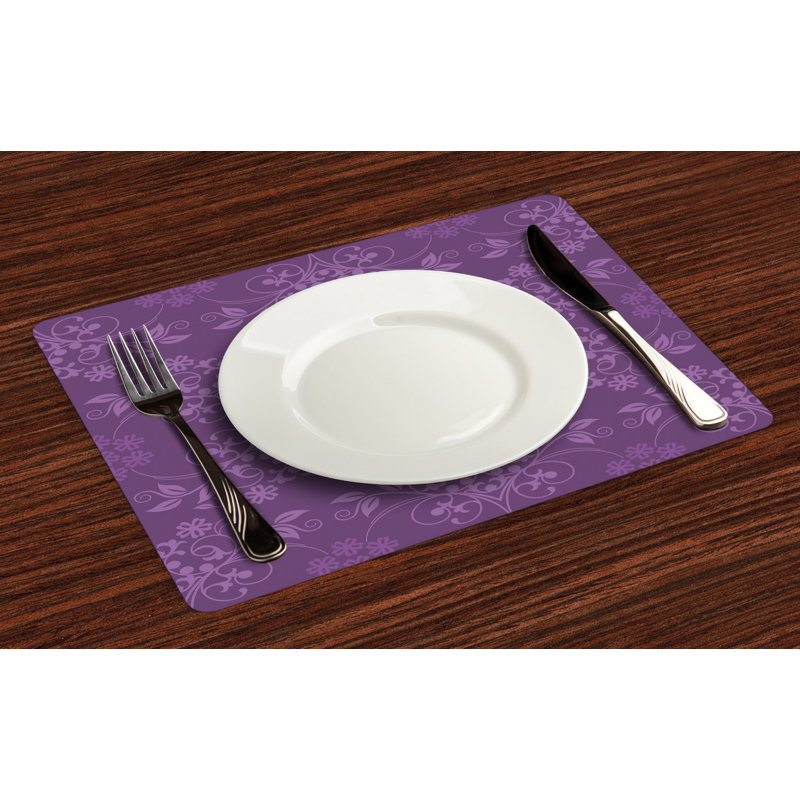 Thirza Eggplant Arrangement Ornament Placemat
