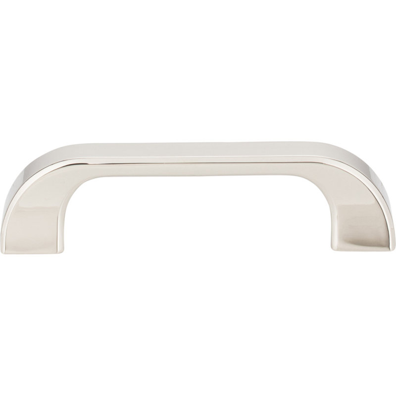 Marlo Bar Pull, Polished Nickel, 3 3/4"