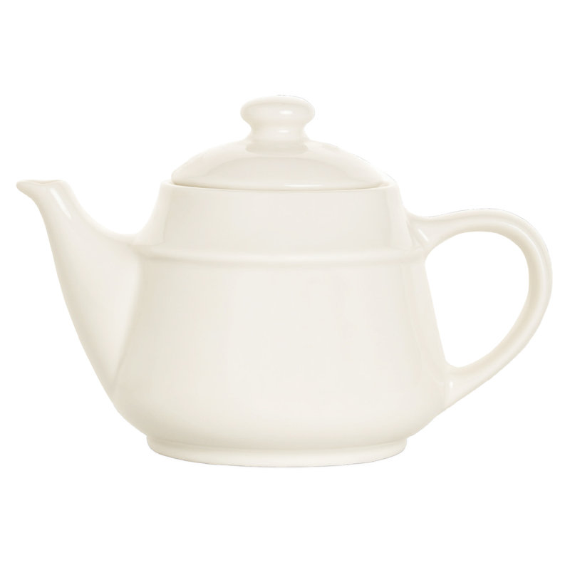 ClassicLiving Bernard 0.5ml Solid Colour Teapot, Cream