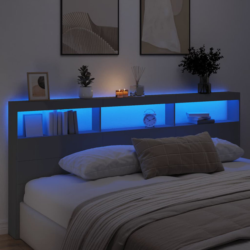 Cedria Headboard, Black, Double - 200 x 220 cm