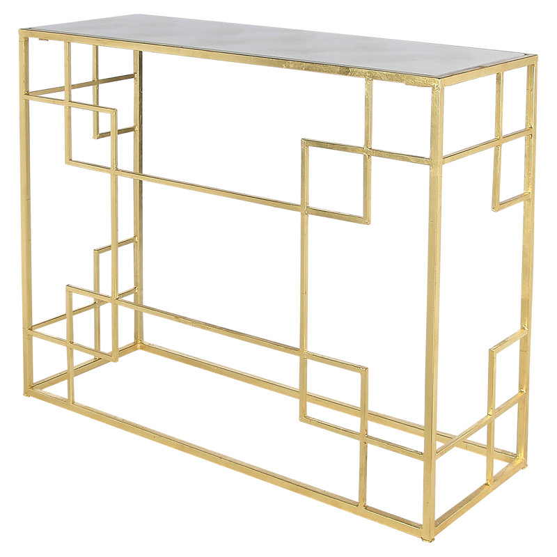 Manhattan 46.5'' Console Table, Carrera Marble