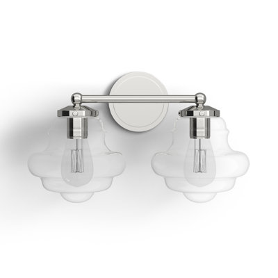 Marah 2 Light Transparent Dimmable Vanity Light