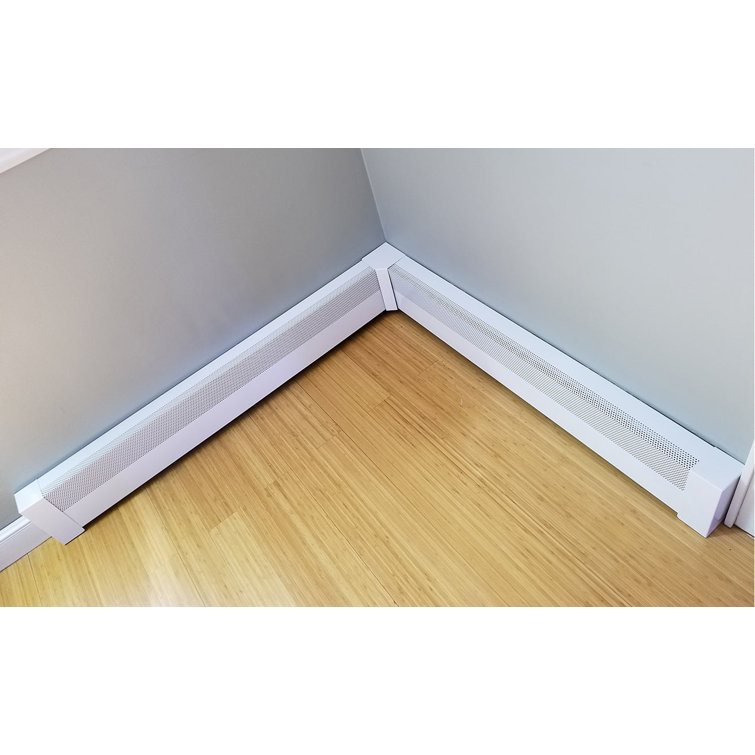 Baseboarders Basic Easy Slip-On Baseboard Heater Inside 90-Degree Corner  Connector - White u0026 Reviews | Wayfair