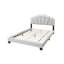 Tête de lit luxueuse en tissu de laine à motif floral avec éclairage DEL et base de lit tapissier, idéale pour les chambres à coucher modernes-1346635157-1346635158