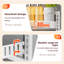 11cm W Steel Wall Mounted Shelving Unit