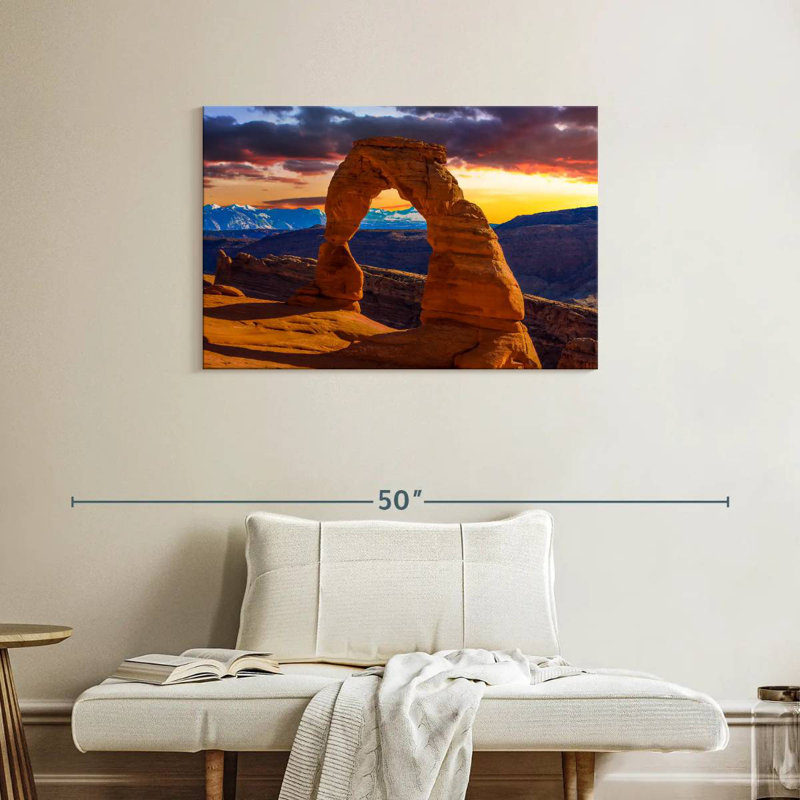 Alvord Arches National Park, coucher de soleil, H 24 po x l 36 po