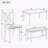 6-Piece Kitchen Dining Table Set-106514063-106514065