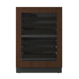 U-Line 24"W. Seamless 4.9 Cu.Ft. Dual-Zone Wine Refrigerator - Panel Ready
