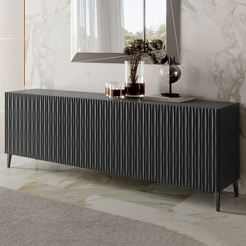 Buffet simple et moderne de style italien, H 31,5 po x l 78,7 po x P 15,7 po