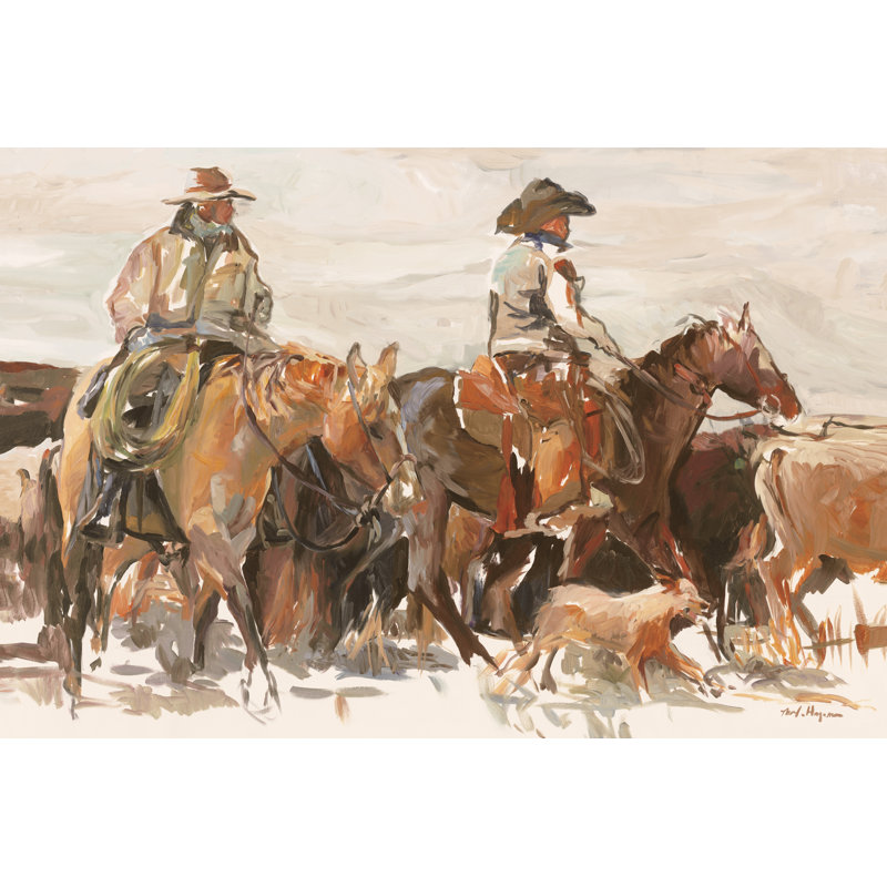 The Roundup Warm, H 24 po x l 36 po x P 1,25 po, Non, Toile tendue