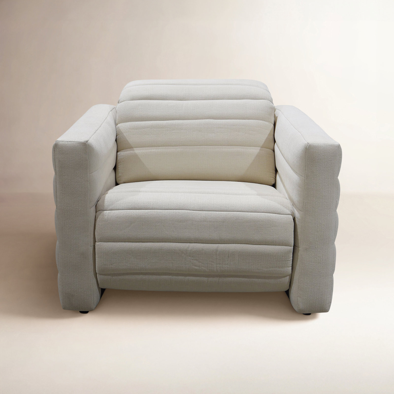 Waldo Power Recliner Chair Off White, White