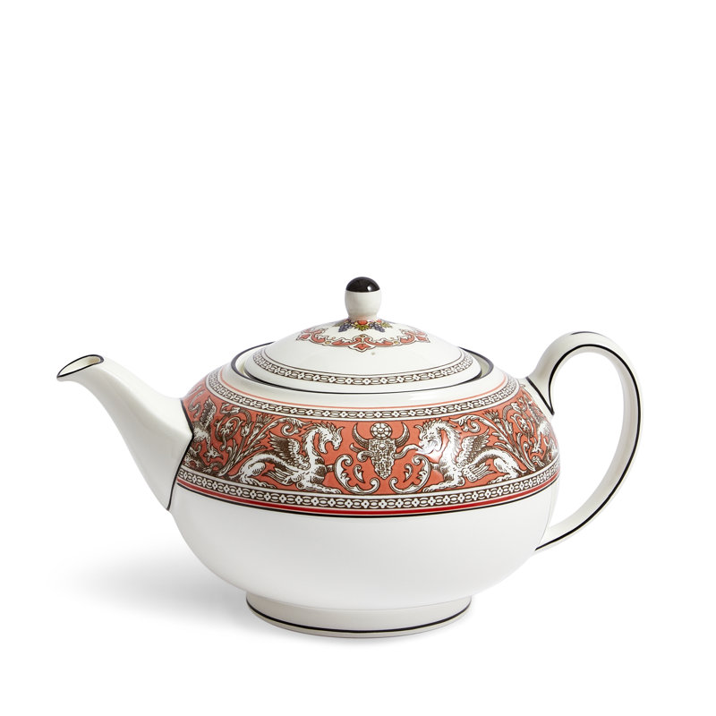 Florentine Colours Teapot 27floz, Orange