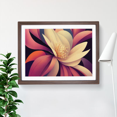 Cosmopolitan Modern Flower - Single Picture Frame Print