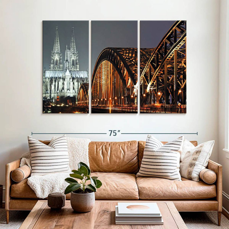 Pont vers la cathédrale de Cologne