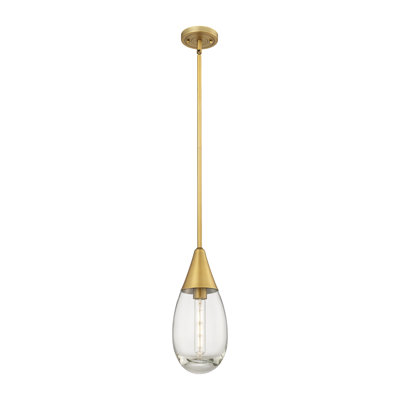 Luminaire suspendu sur tige 6 lumières Malone